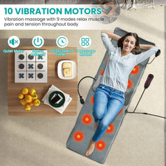 TeqHome 9 massage modes display illustrating customizable options.