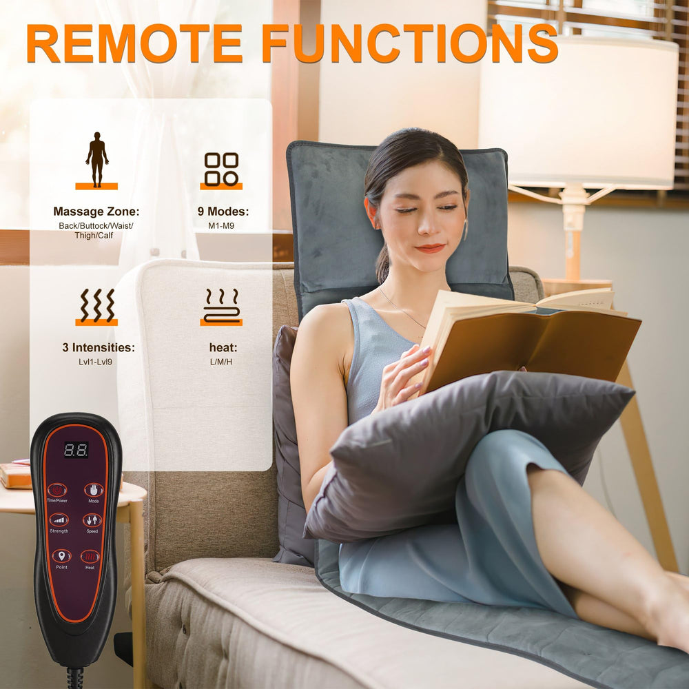 TeqHome full body massage mat calves support gentle recovery after activity.