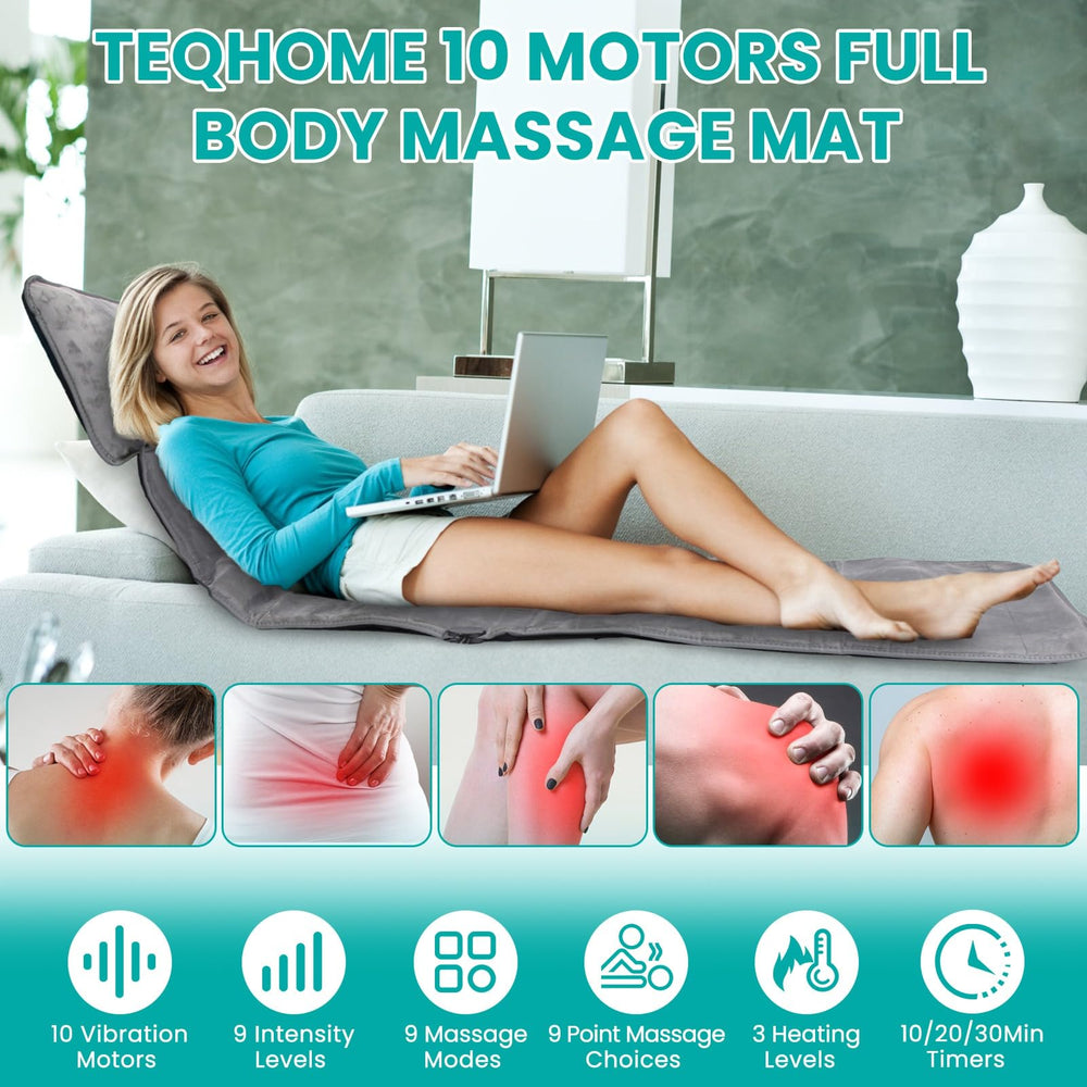 TeqHome lumbar support feature highlighting back-friendly comfort.