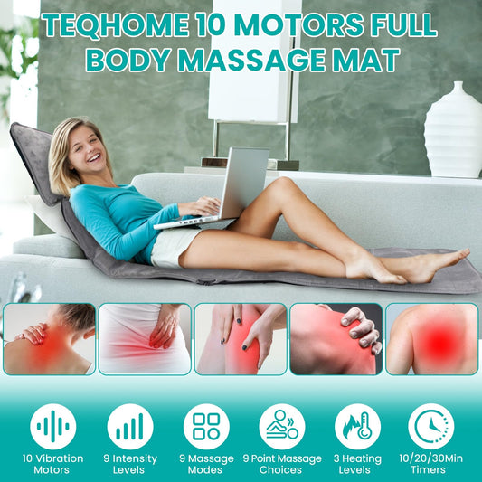 TeqHome lumbar support feature highlighting back-friendly comfort.
