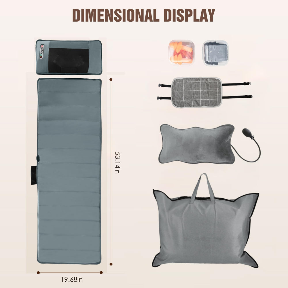 TeqHome Massage Mat on floor shows versatile placement for living spaces.