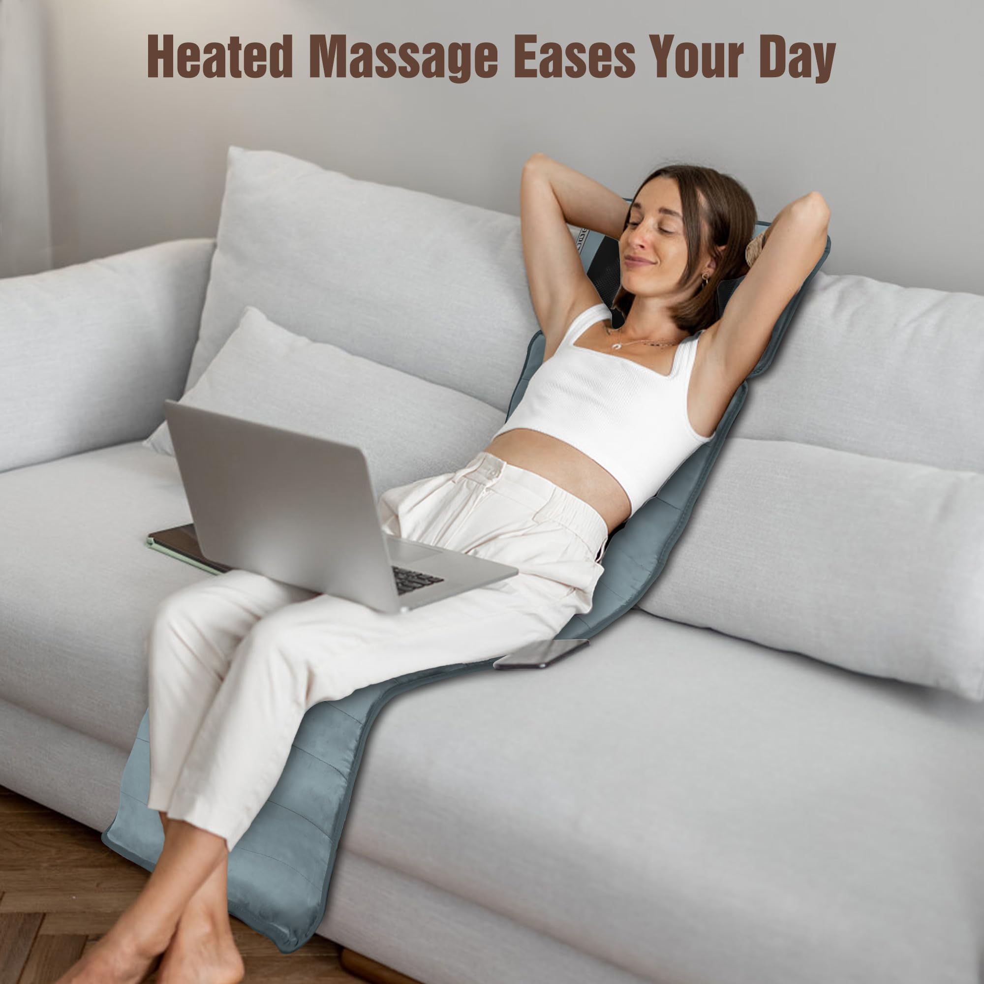 TeqHome plush surface and soft foam provide cushioned comfort.