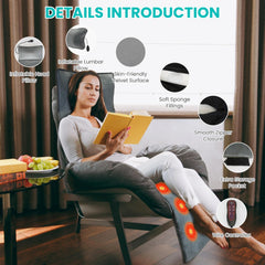 TeqHome soft fabric cover offers skin-friendly comfort.