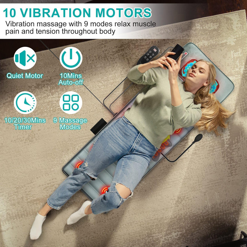 TeqHome ten motors deliver consistent full-body massage and calm muscles.
