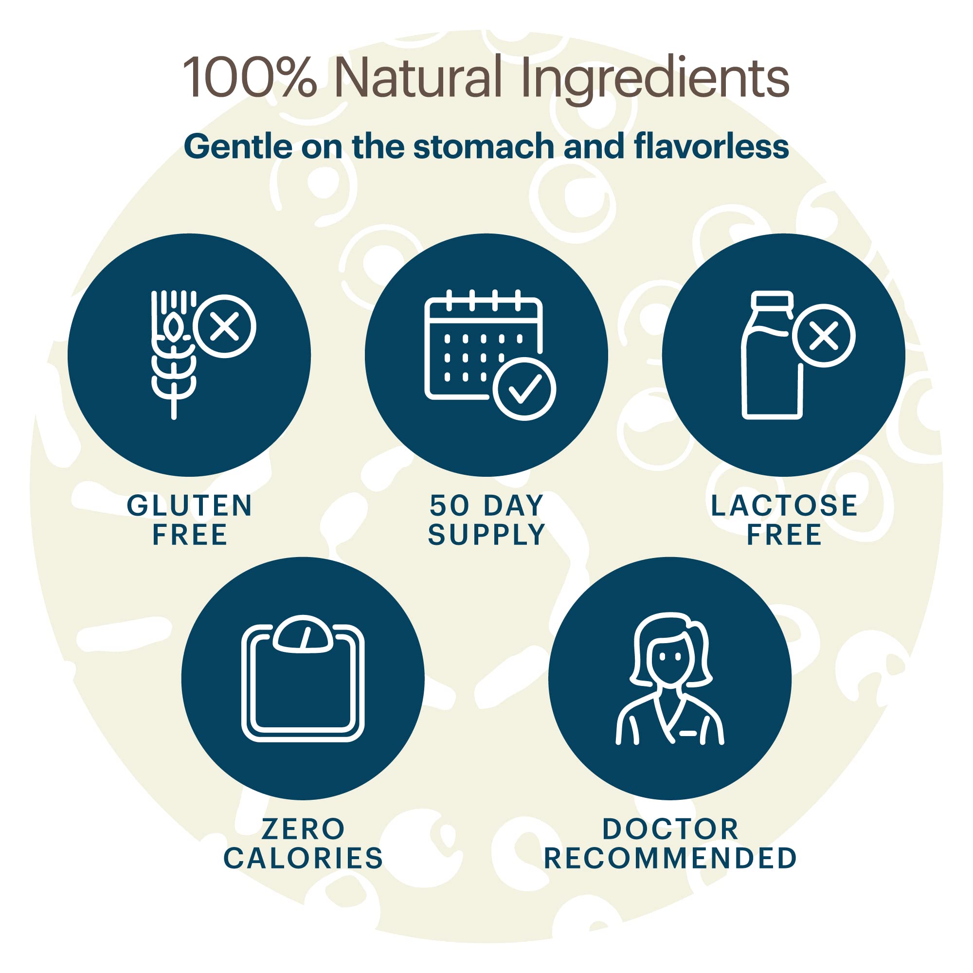 TeraGanix EM-X Gold label closeup showing natural, lactose-free formula.