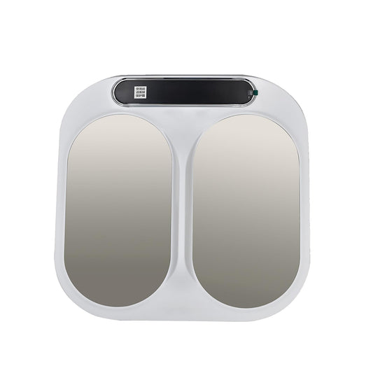 Terahertz Megameter P90 foot massager for deep relaxation at home.
