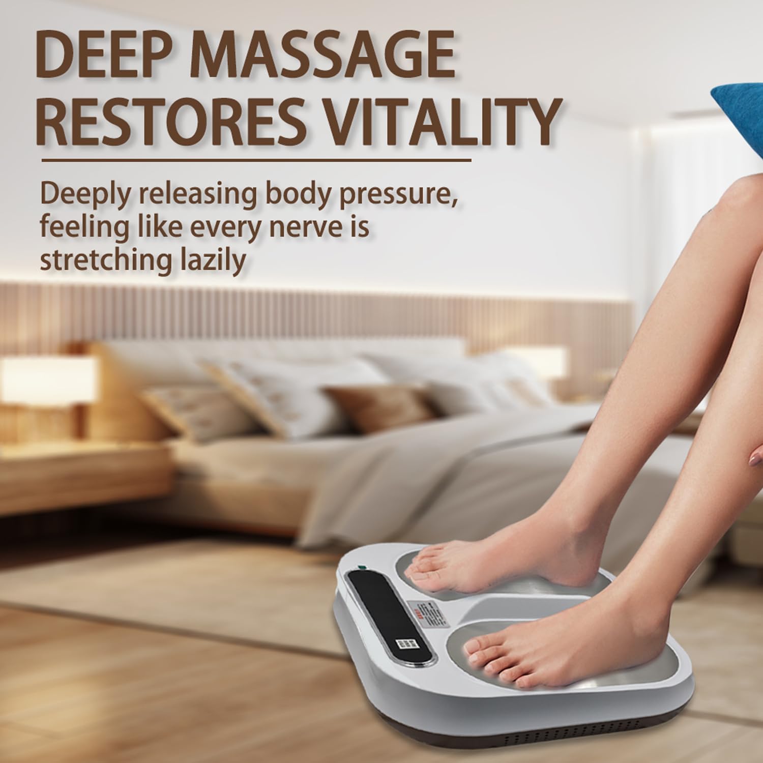 Terahertz Megameter P90 thermal therapy feature warming feet and comfort.