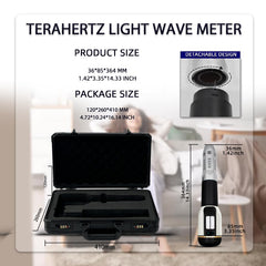 Terahertz Wand THZ Blower portable and travel-ready for wellness on the go.