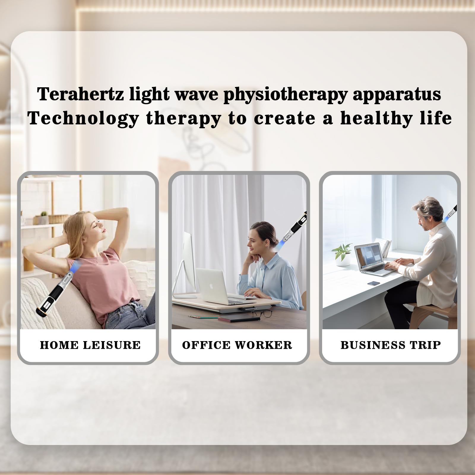 Terahertz Wand THZ Blower safety features with auto-protection for safe use.