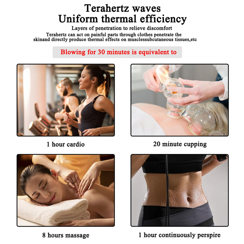 Terahertz Wand THZ Blower with dual temperature control for tailored sessions.