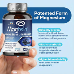 Teraputics Magtein capsules close-up for easy daily use.