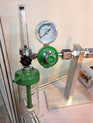 Terizger WX-YQ02 flow meter display allows accurate flow adjustment.