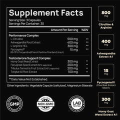 Terra Elmnt 8x strength capsules closeup, highlighting potential stamina support.