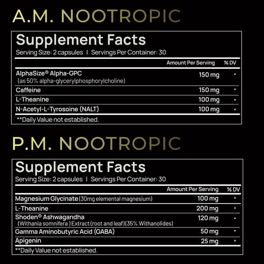 Terra Elmnt AMPM Total Calm bottle emphasizing evening mood support and calm