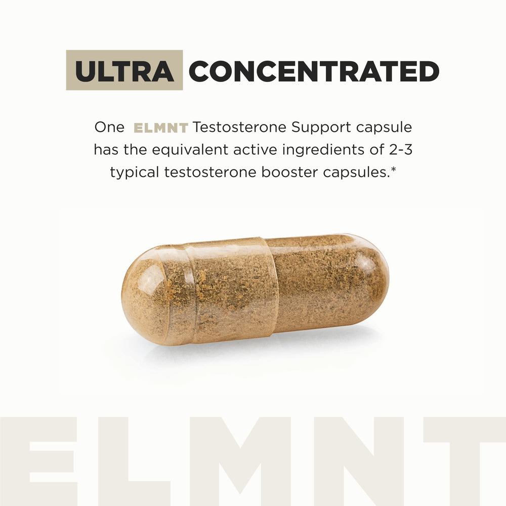 Terra Elmnt ashwagandha 4:1 extract bottle label closeup, may support stress resilience and focus.