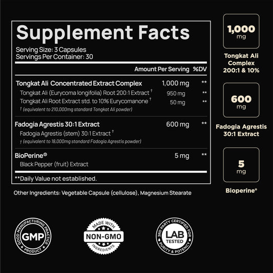 Terra Elmnt Fadogia Agrestis 30x bottle close-up emphasizes concentrated extract.