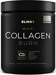 Terra Elmnt Super Multi Collagen Burn bottle, premium formula for beauty and metabolism.