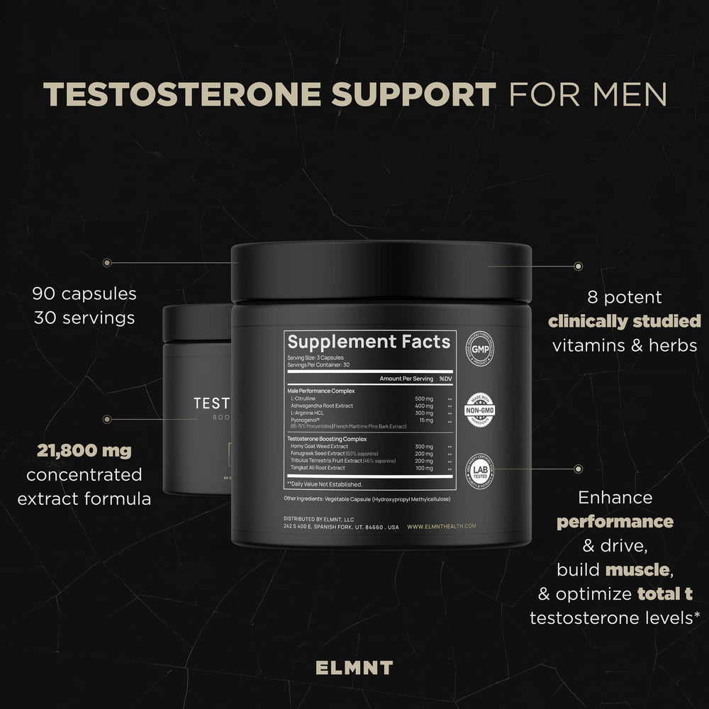 Terra Elmnt tongkat ali 4:1 extract bottle, closeup, may boost energy and drive.