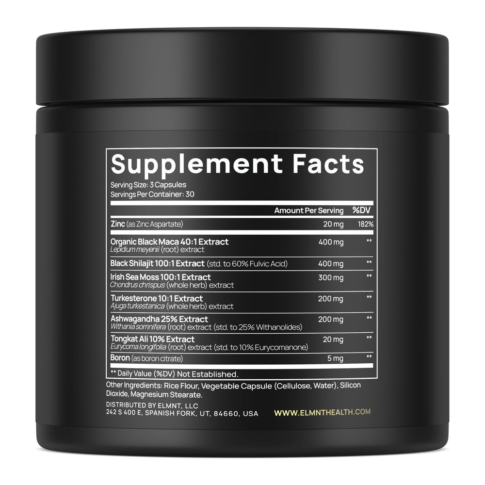 TERRA ELMNT ULTRA MALE daily routine image; suggests sustained energy.