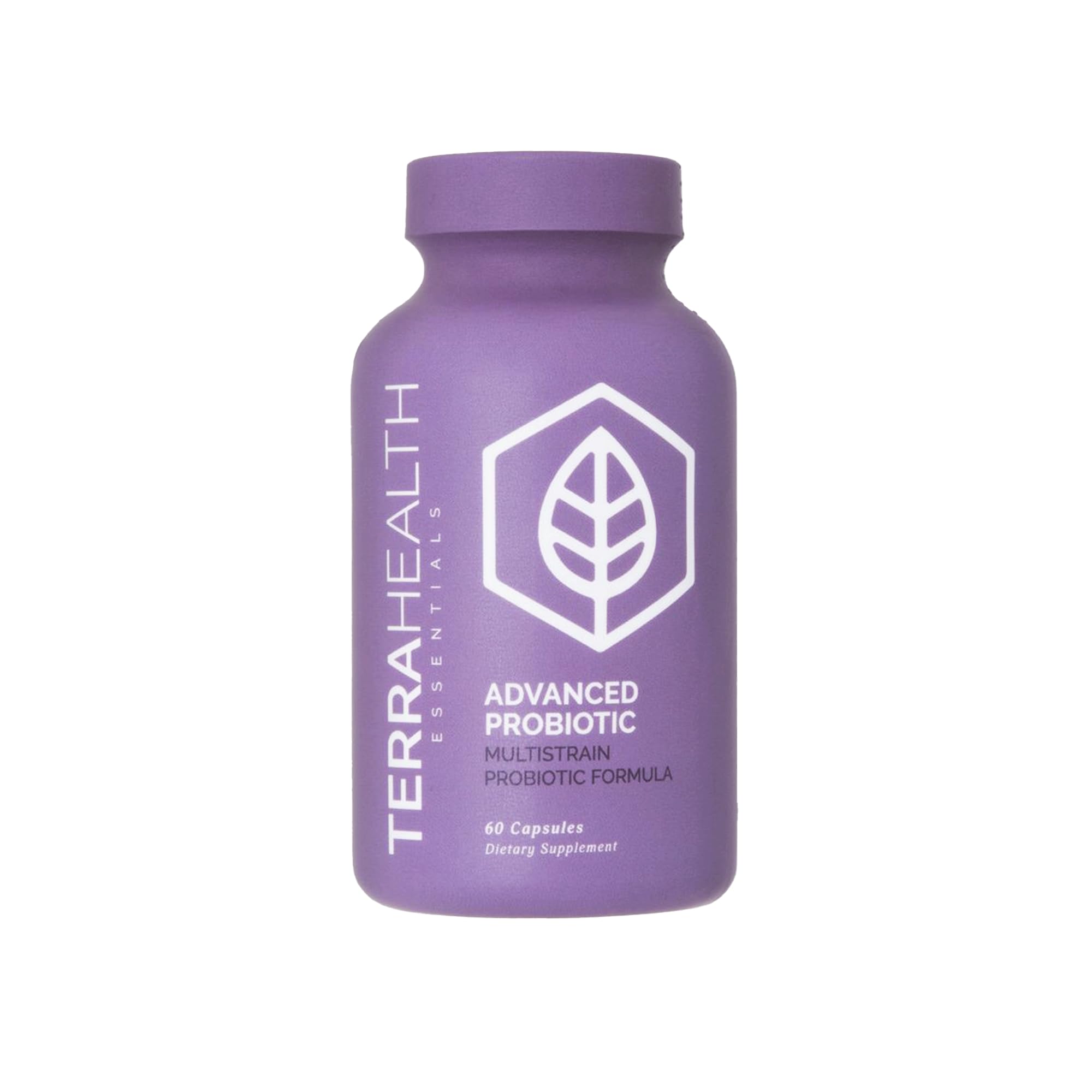 Terra Health Essentials Advanced Probiotics bottle cap closeup for easy daily use