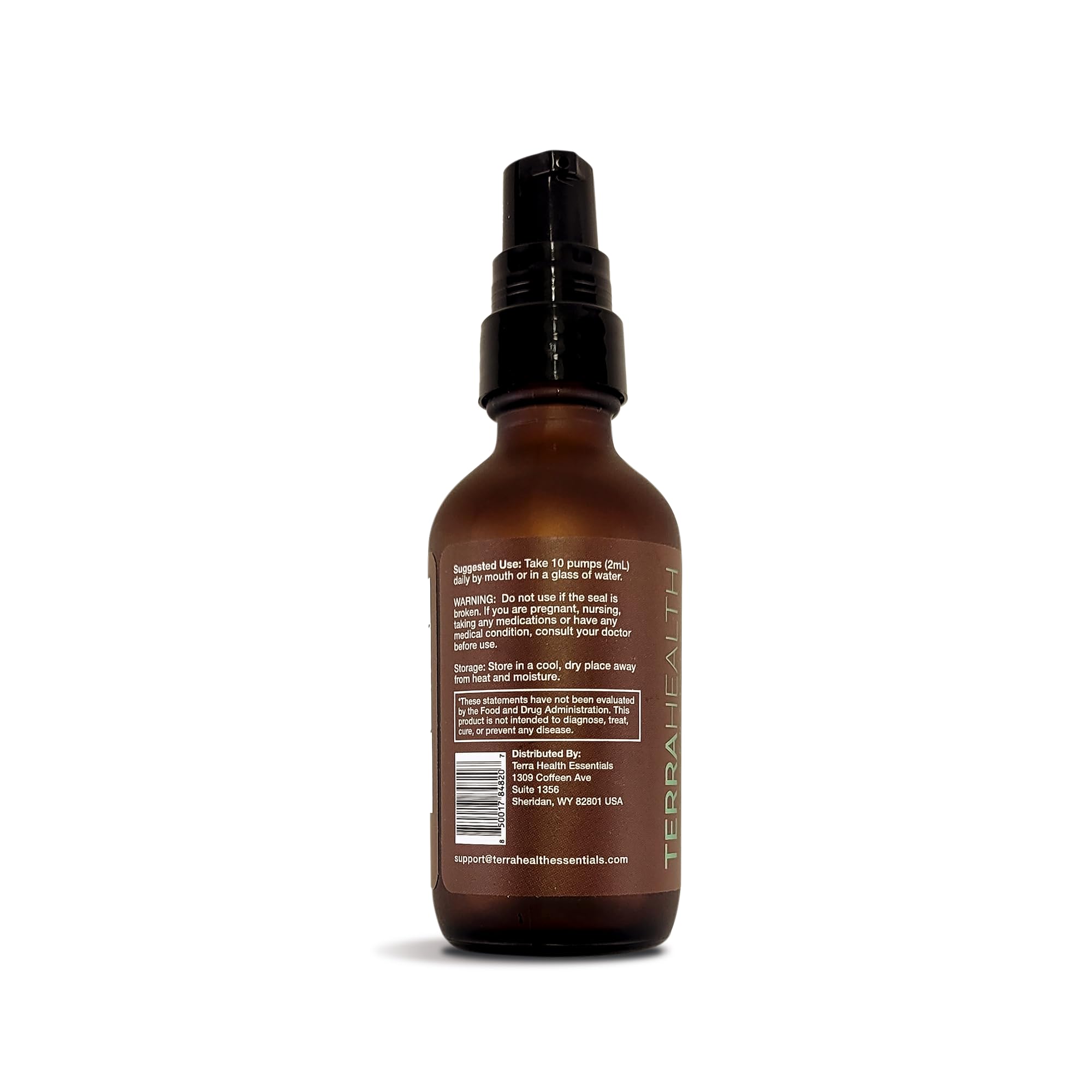 Close-up of CoQ10 and selenium in Terra Health Essentials formula.