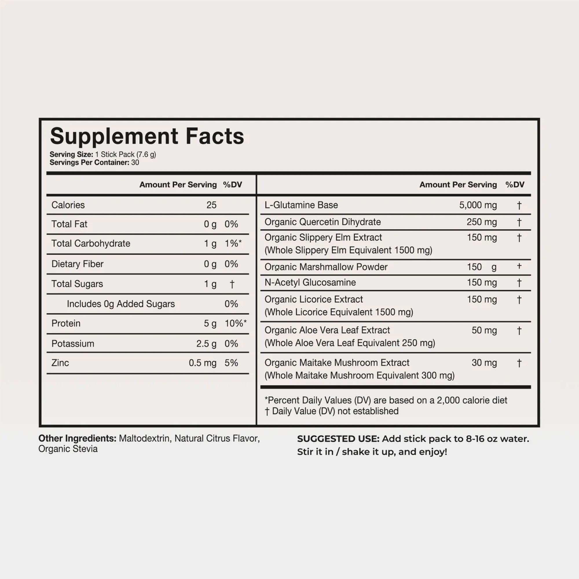 Terra Health Essentials Solusticks Gut orange flavor easy mixing for daily digestive support.