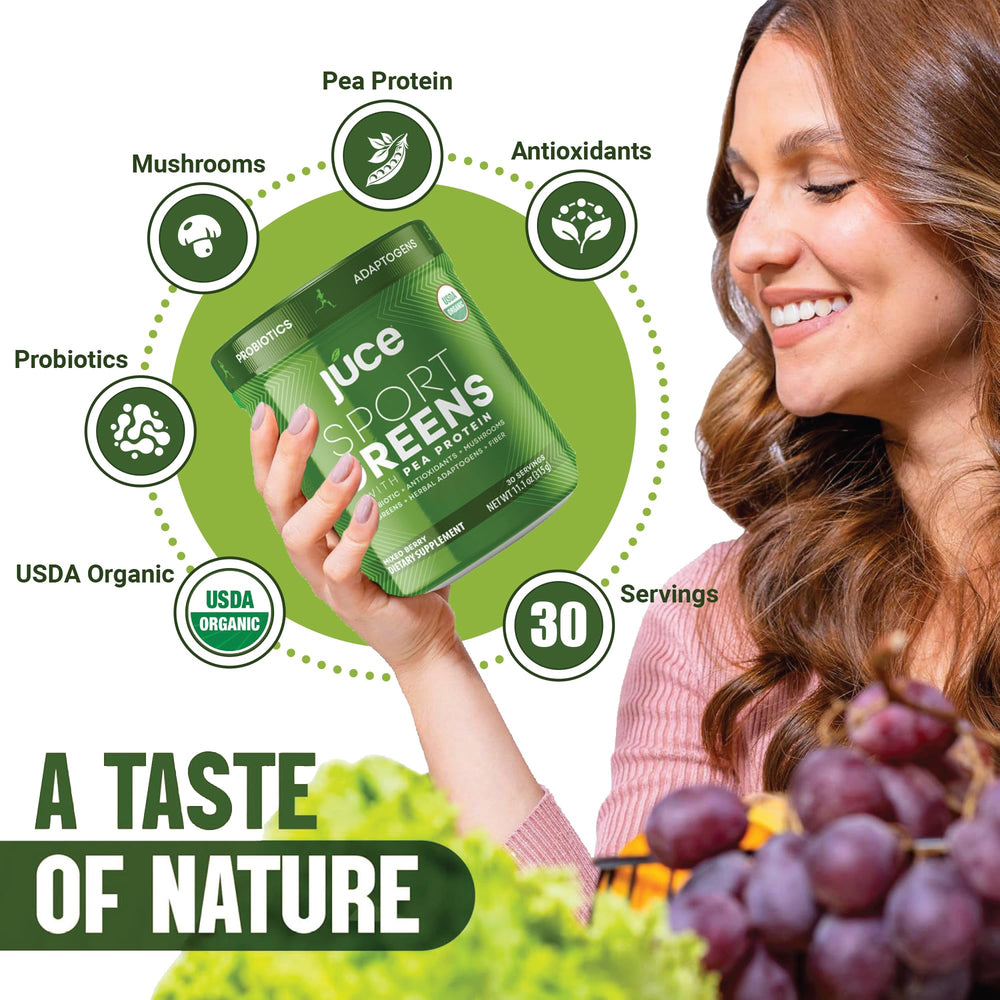 Terra Kai Juce SG7 USDA Organic seal on packaging.