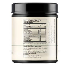 Terra Origin Healthy Gut Matcha Green Tea jar emphasizes 30 servings and clean label.