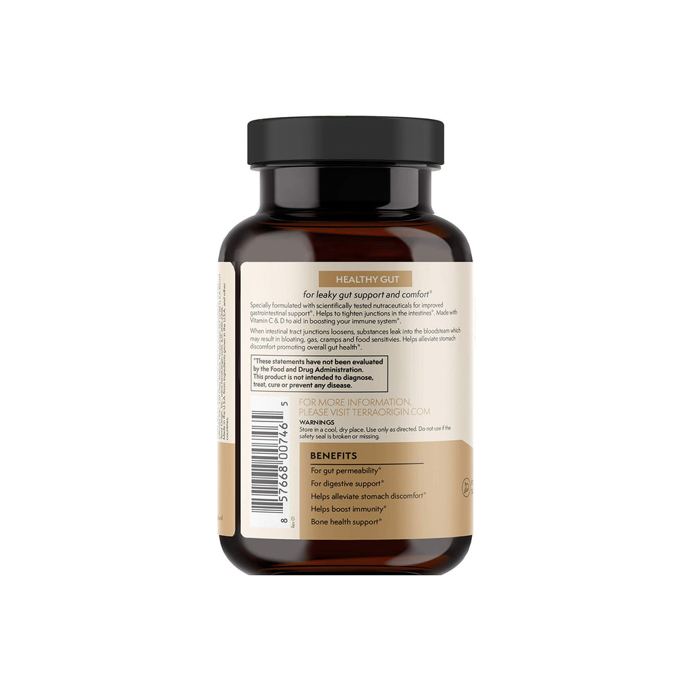 Terra Origin immune support image emphasizes Vitamins C and D for immunity.