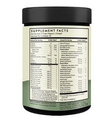 Terra Origin spirulina and chlorella powder mix showcases plant nutrients.