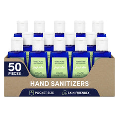 Terra Pure hand sanitizer gel 1oz bottle, ideal travel size for quick cleansing