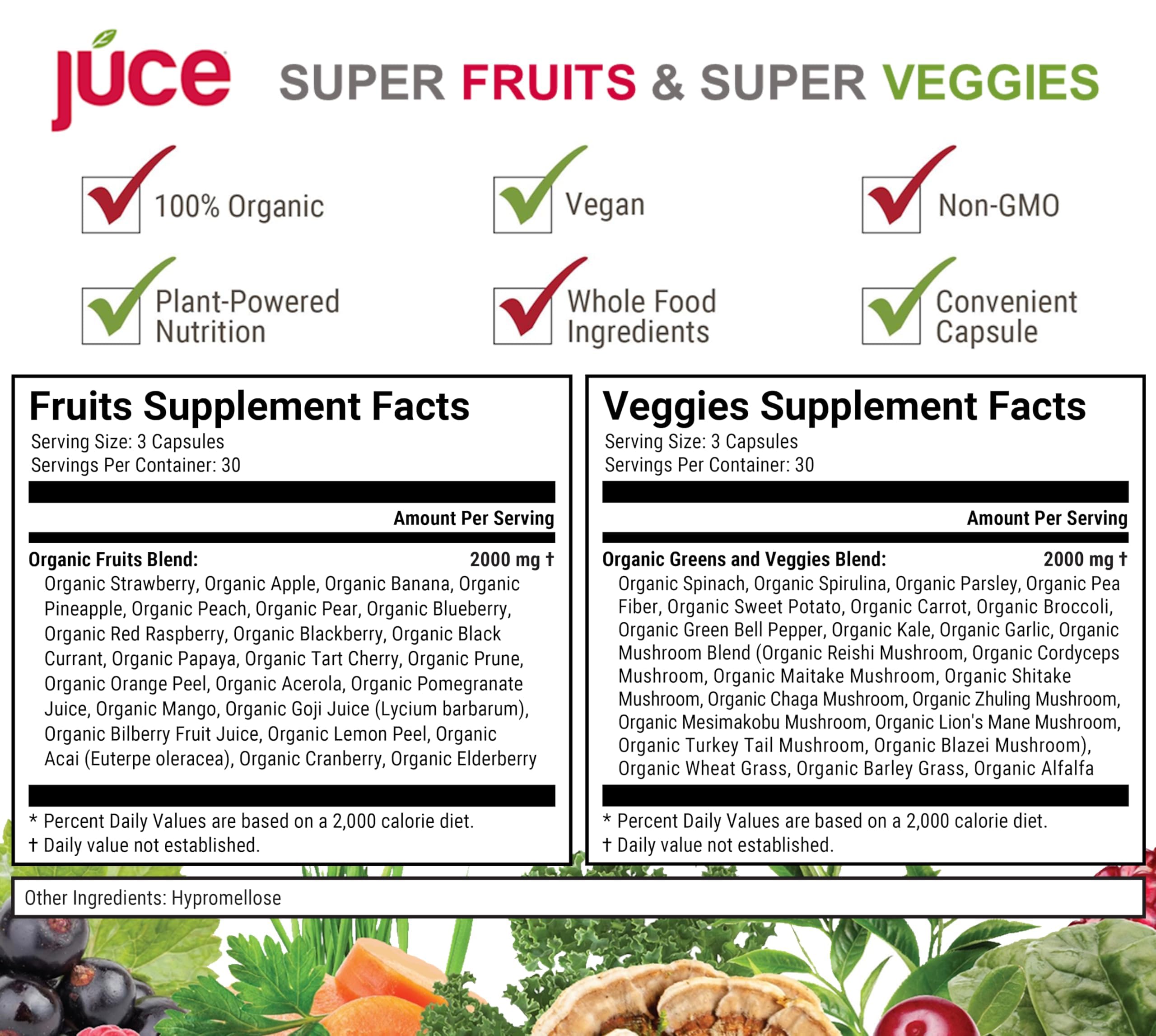 Terra Kai Juce serving spoon beside capsules for easy daily intake