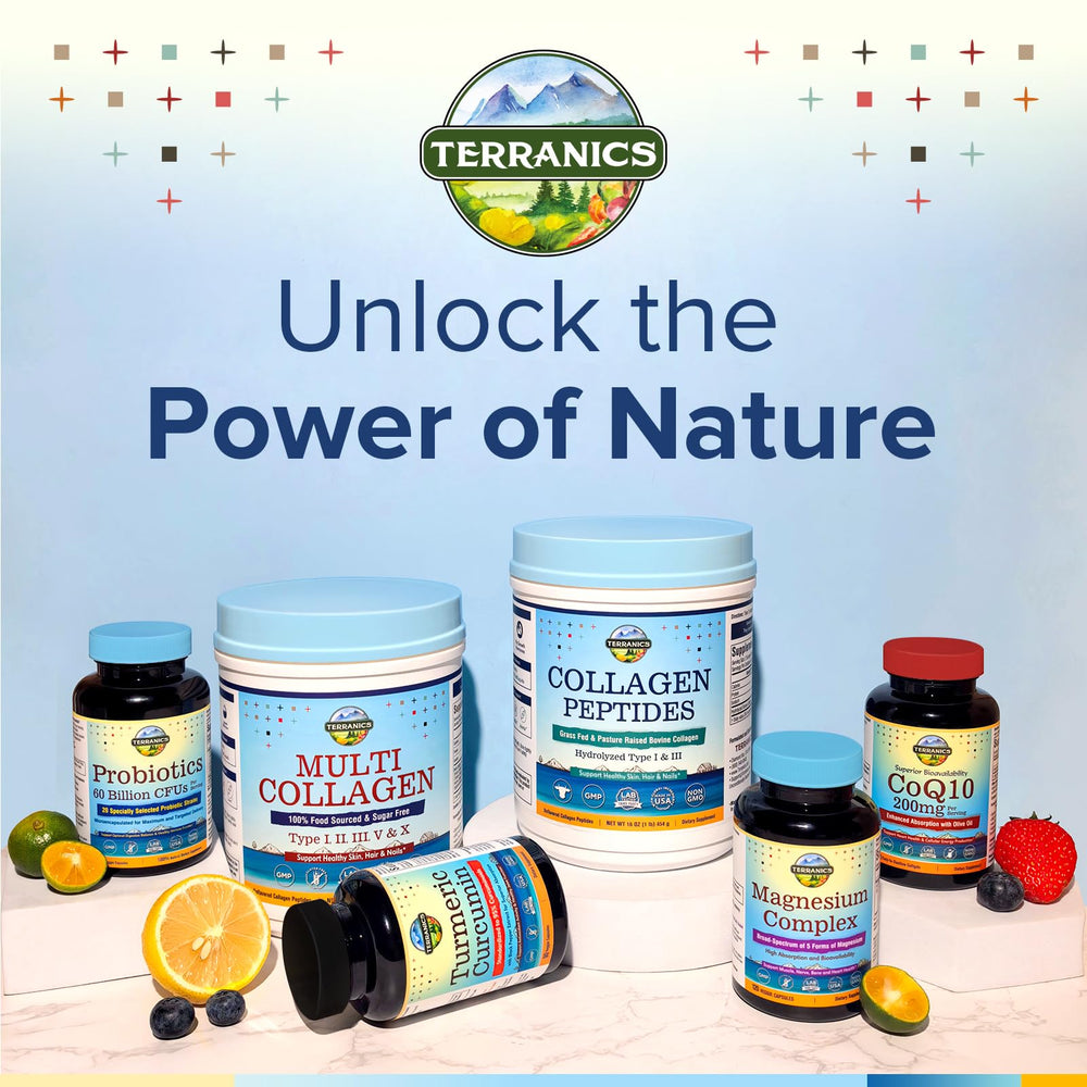 Terranics collagen powder supporting health and beauty routines