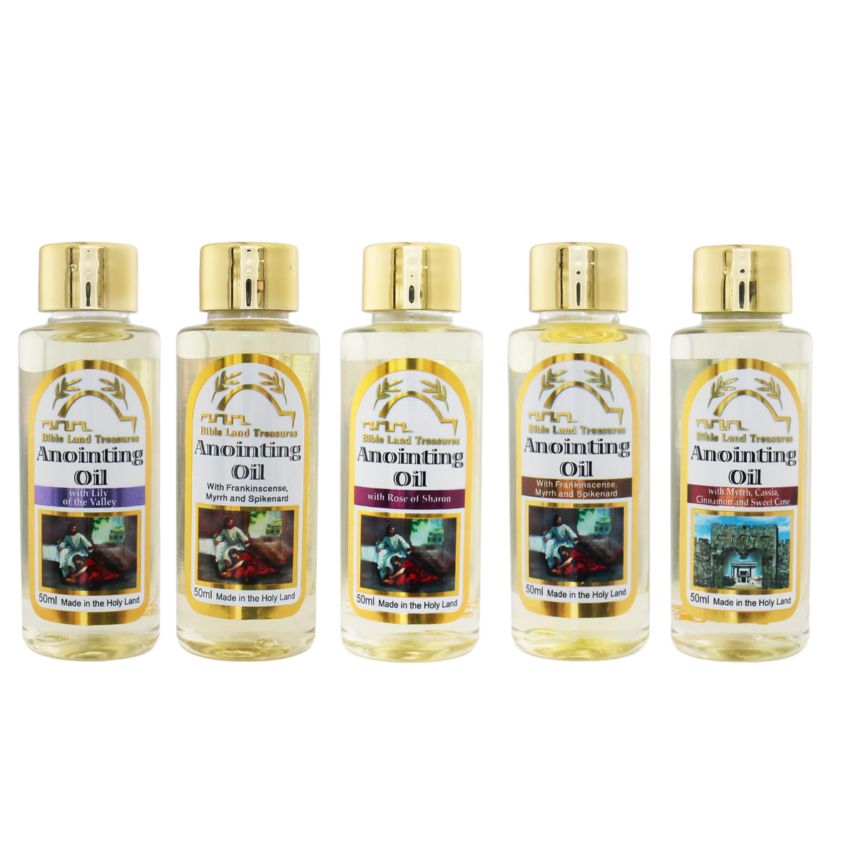TerraSantaStore Bible Lands Treasure Oil set in gift-ready packaging for devotion