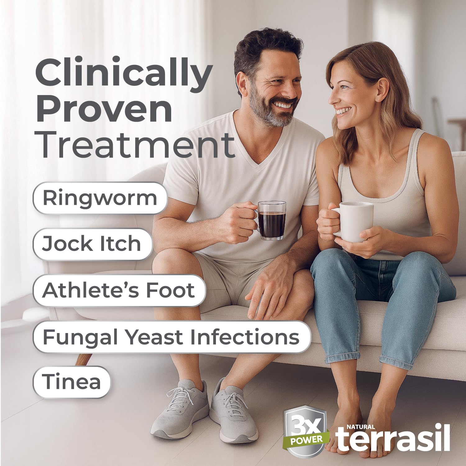 Terrasil antifungal soap bar 75g for daily cleansing and care