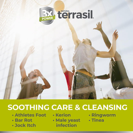 Terrasil natural ingredients include coconut oil and shea butter for moisturized skin.