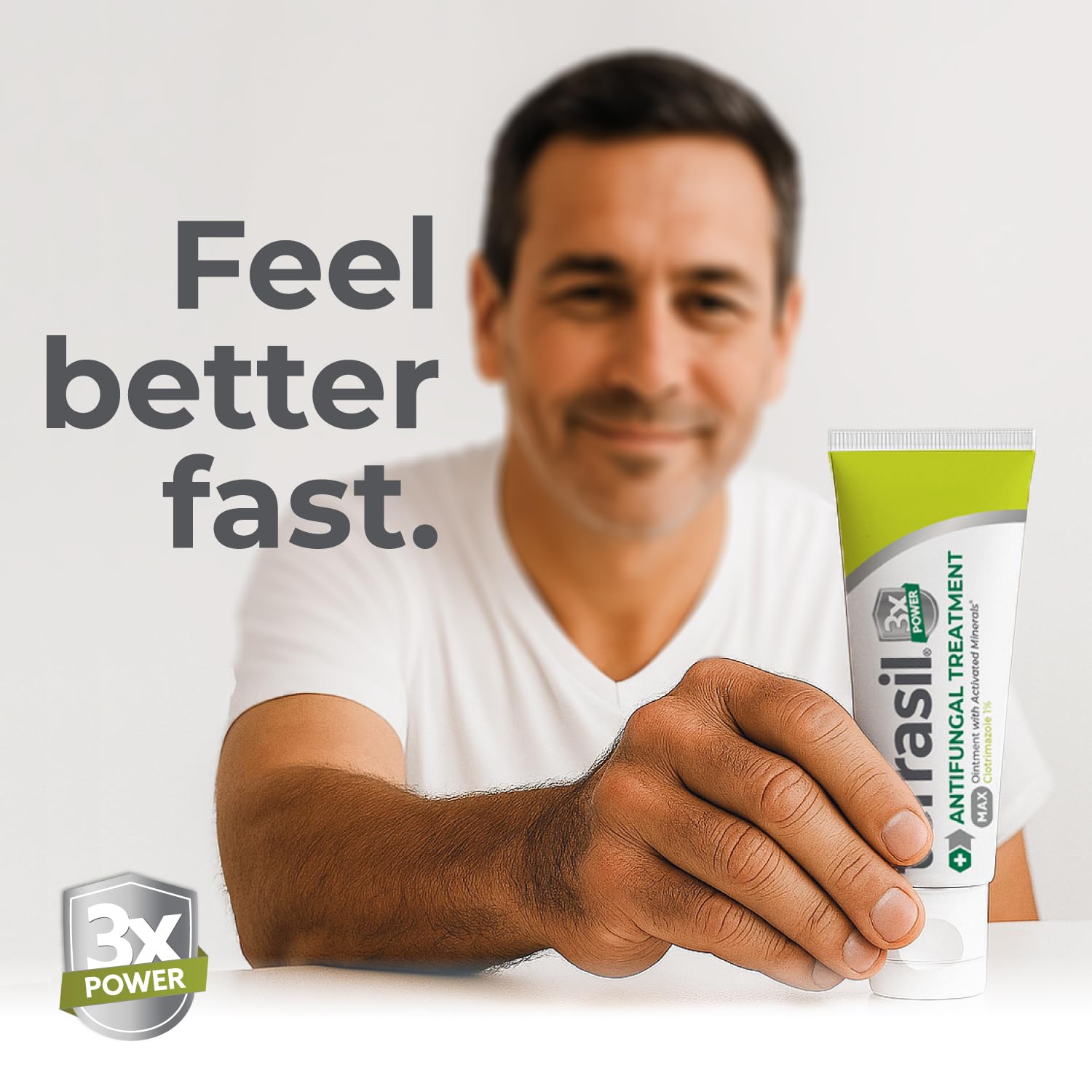 Terrasil activated minerals graphic suggests enhanced skin support