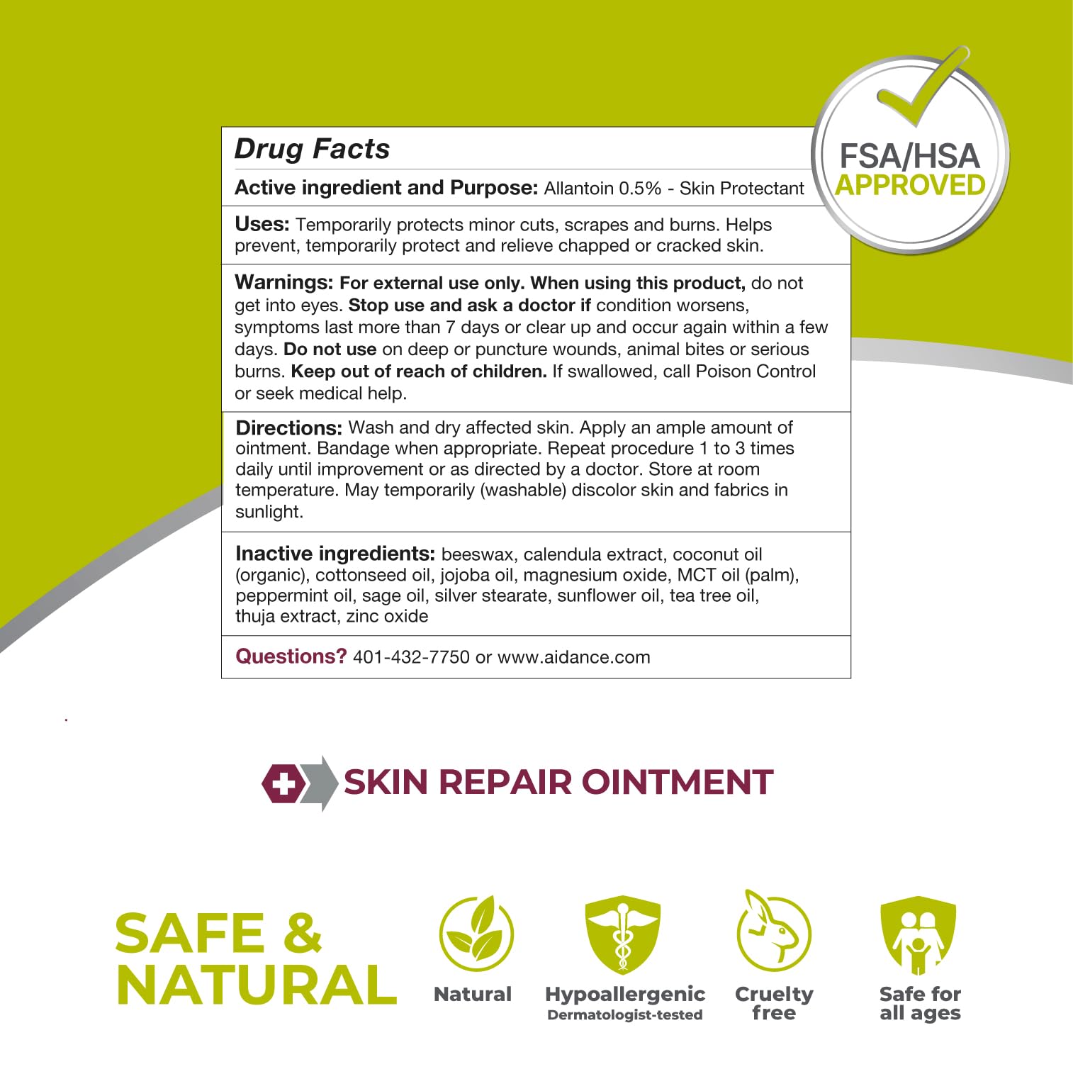 Terrasil Skin Repair USA-made formula for reliable skin protection and repair.