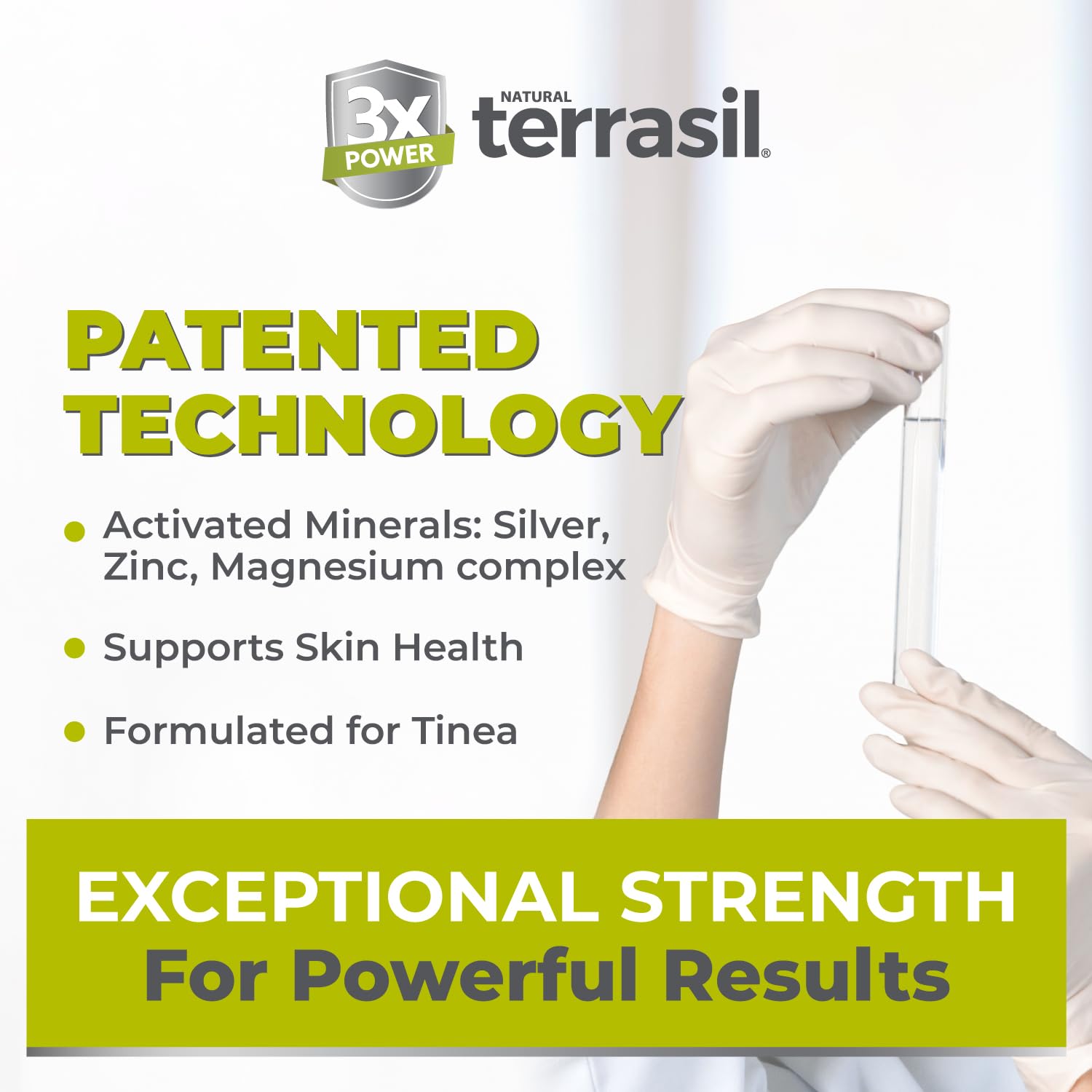 Terrasil Tinea Soap foamy lather suggests a soothing cleansing experience