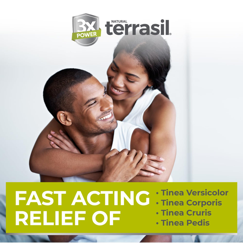 Terrasil Tinea Soap use application shows gentle cleansing for irritated skin