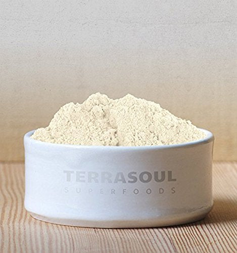 Terrasoul Organic Pea Protein container front highlights purity and organic farming