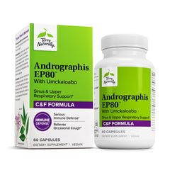Terry Naturally Andrographis EP80 bottle promoting respiratory support.