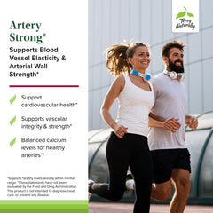 Terry Naturally Artery Strong label detail highlighting vitamins A, D3, and K2.
