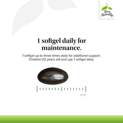 Terry Naturally Bacteril Extra Strength thyme oregano label highlight and natural defense support