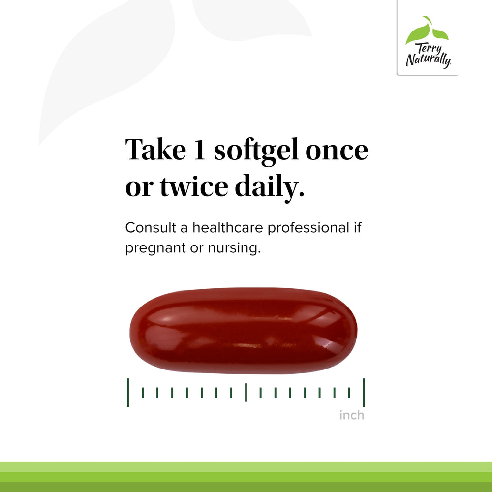 BosMed 500 softgels arranged to highlight convenient daily dosage