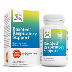 Terry Naturally BosMed Respiratory bottle image showing daily lung support.