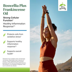 Terry Naturally Boswellia Plus Frankincense Oil label highlights AKBA-rich formula