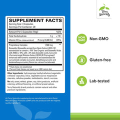 Close-up of Terry Naturally capsules highlighting a joint health supplement.