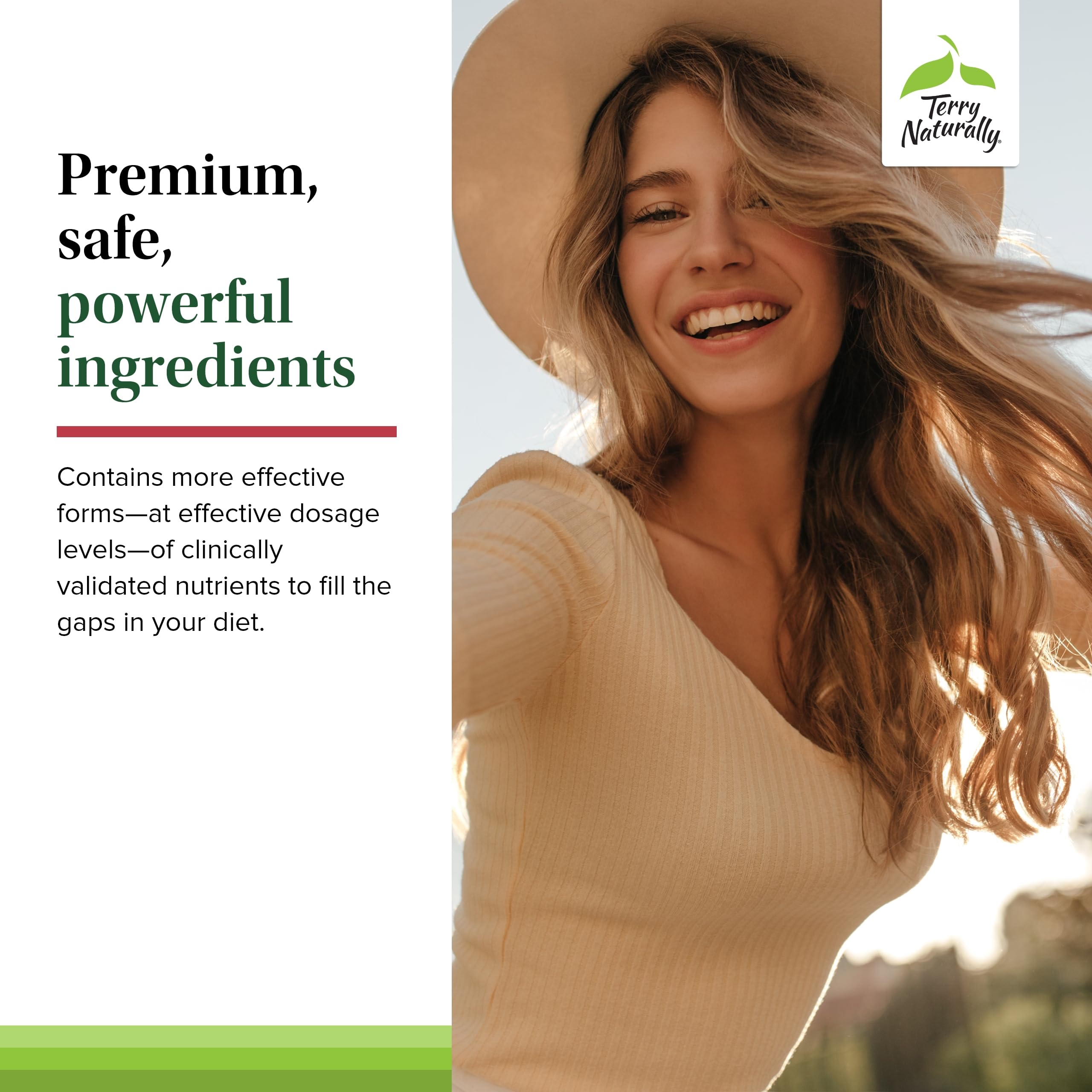 Terry Naturally Clinical Essentials daily-use bottle for immune and energy support.