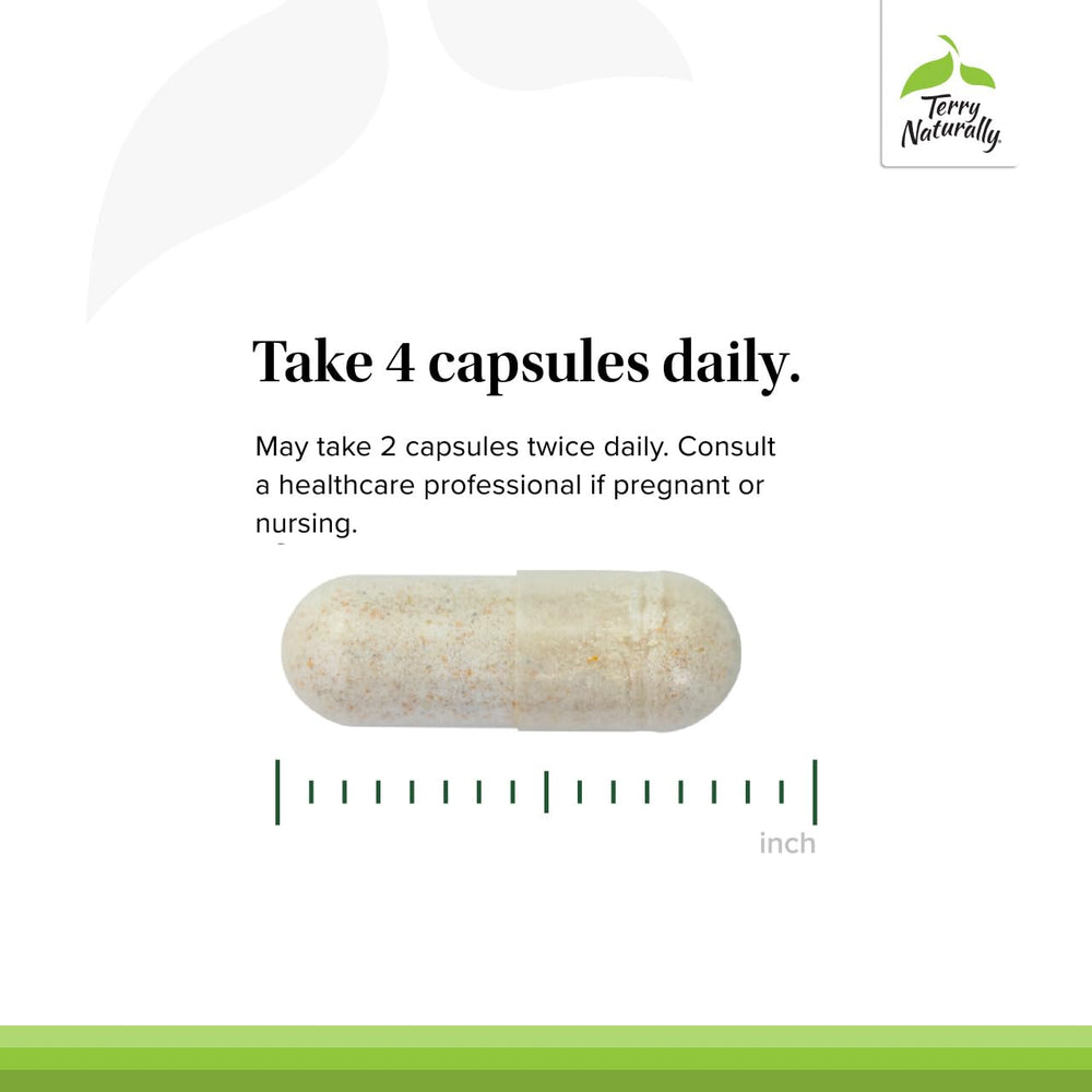 Terry Naturally Clinical Essentials label provides clear ingredient information for informed choices.
